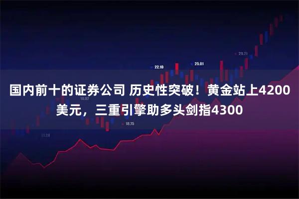 国内前十的证券公司 历史性突破！黄金站上4200美元，三重引擎助多头剑指4300
